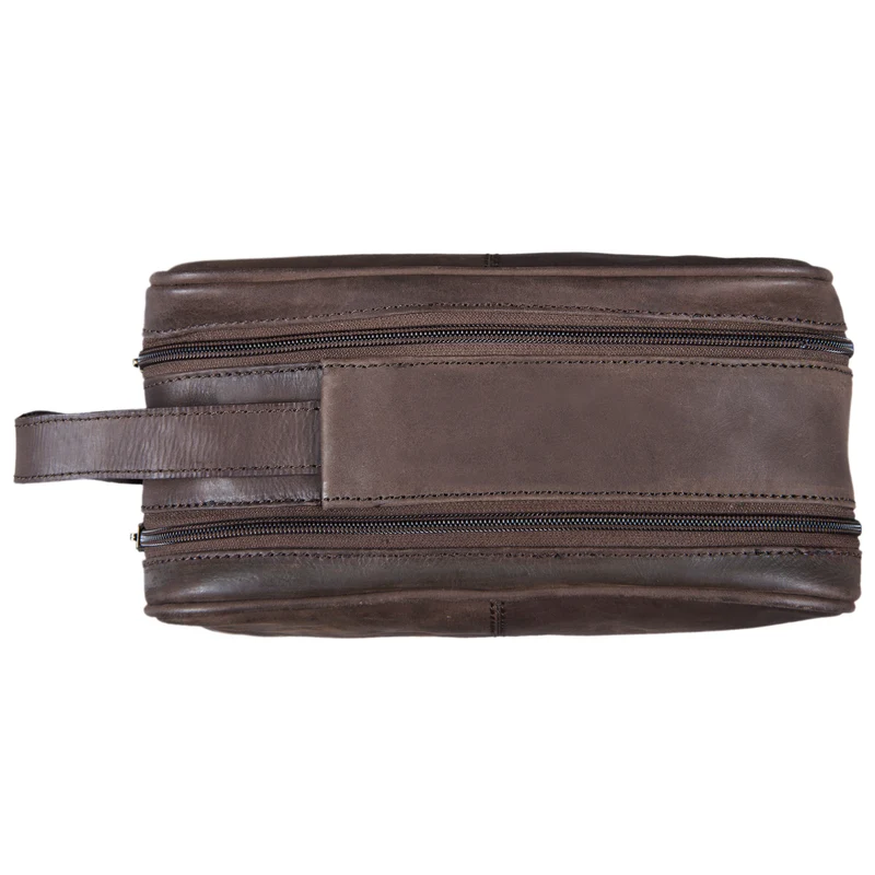 "Valentin" Kulturtasche Herren Damen Leder