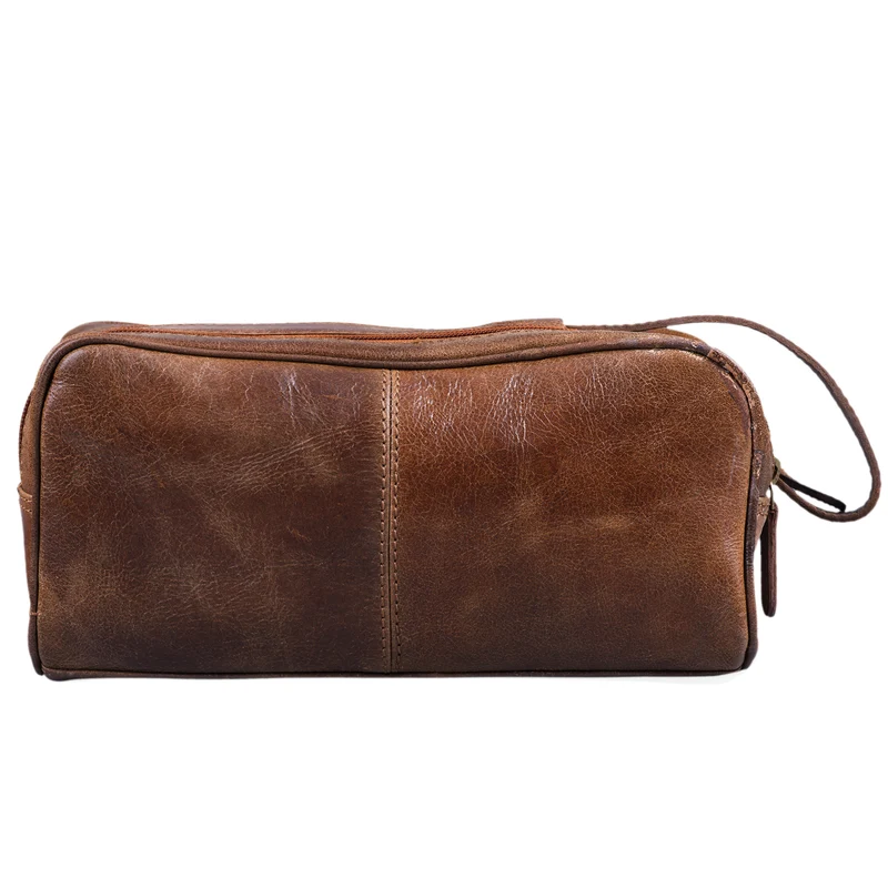 "Valentin" Kulturtasche Herren Damen Leder
