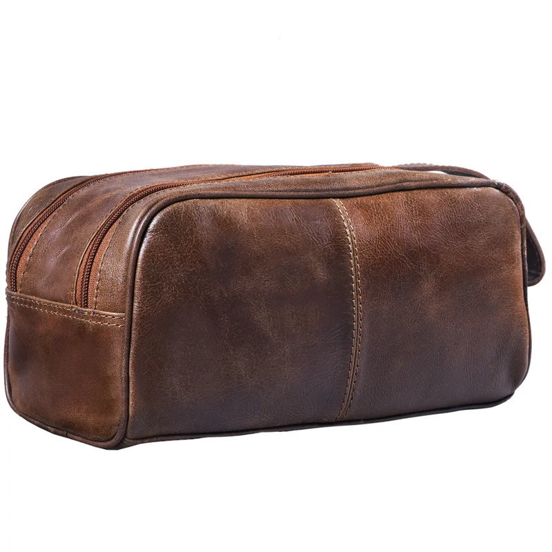 "Valentin" Kulturtasche Herren Damen Leder