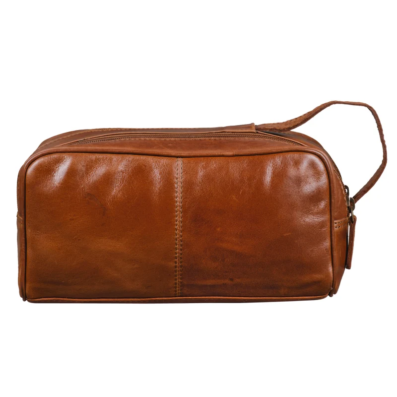 "Valentin" Kulturtasche Herren Damen Leder