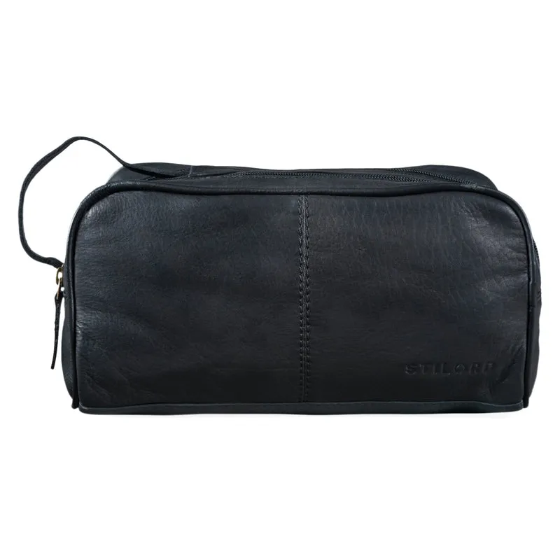 "Valentin" Kulturtasche Herren Damen Leder