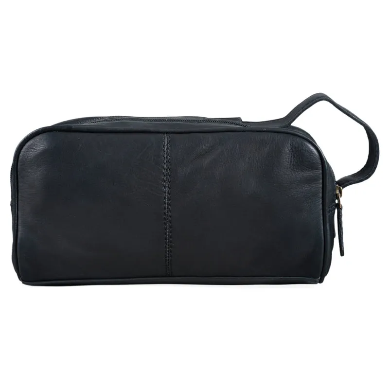"Valentin" Kulturtasche Herren Damen Leder