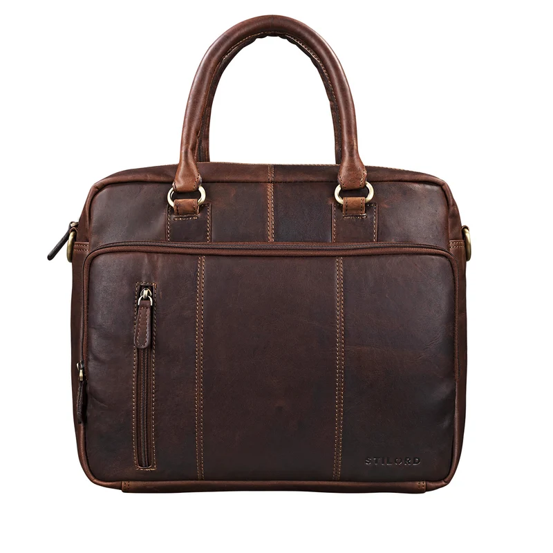 "Adam" Vintage Laptoptasche 13,3 Zoll Leder