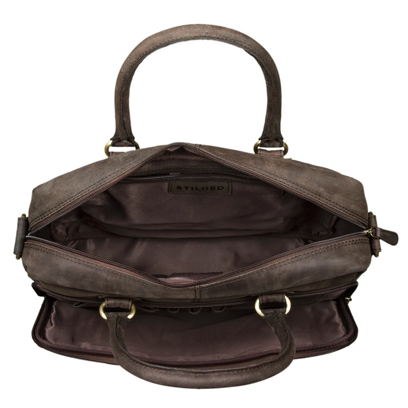 "Adam" Vintage Laptoptasche 13,3 Zoll Leder