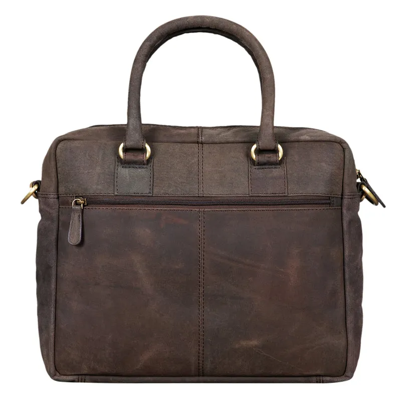 "Adam" Vintage Laptoptasche 13,3 Zoll Leder