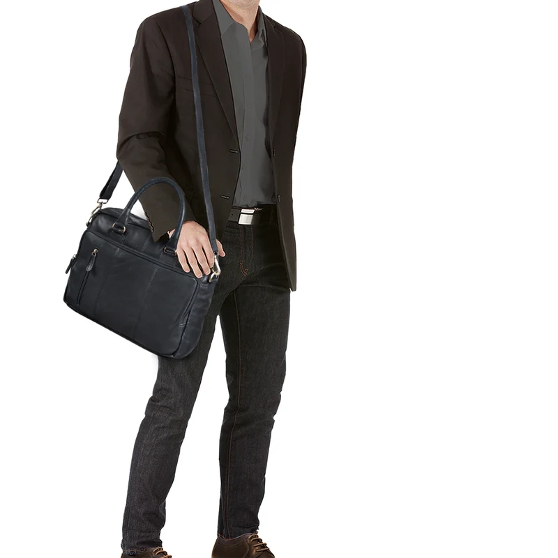 "Adam" Vintage Laptoptasche 13,3 Zoll Leder