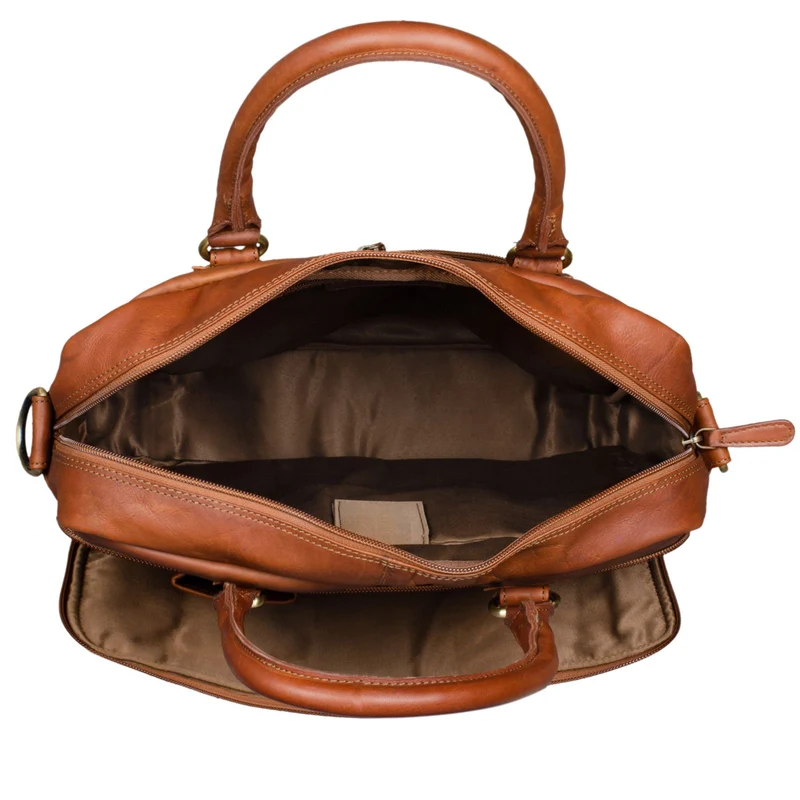 "Adam" Vintage Laptoptasche 13,3 Zoll Leder