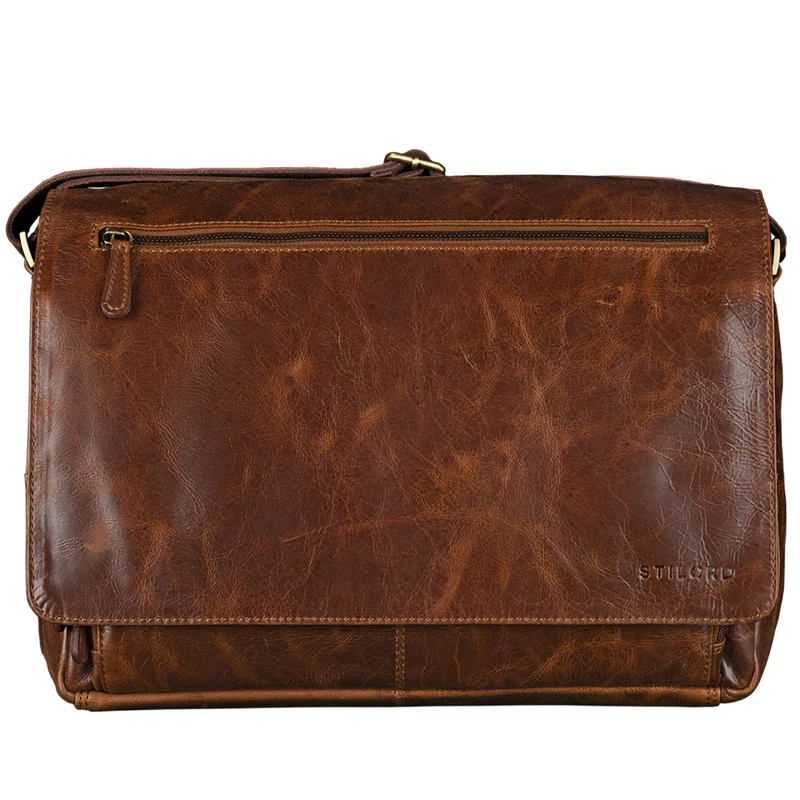 15,6 Zoll Laptoptasche Antik Leder braun