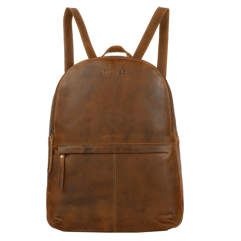 "Conner" Leder-Rucksack Vintage groß