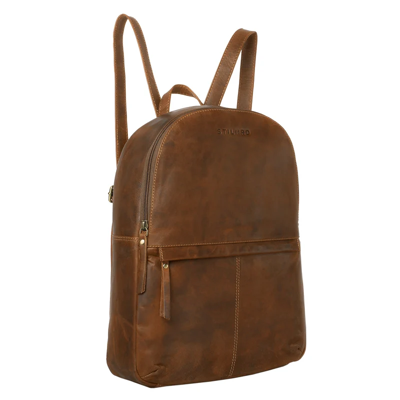 "Conner" Leder-Rucksack Vintage groß