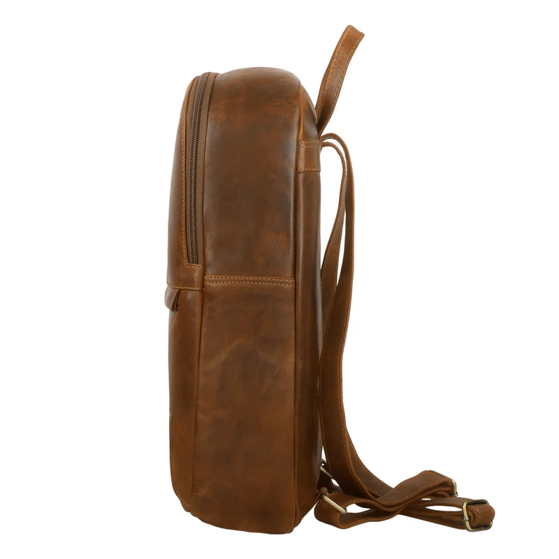 "Conner" Leder-Rucksack Vintage groß