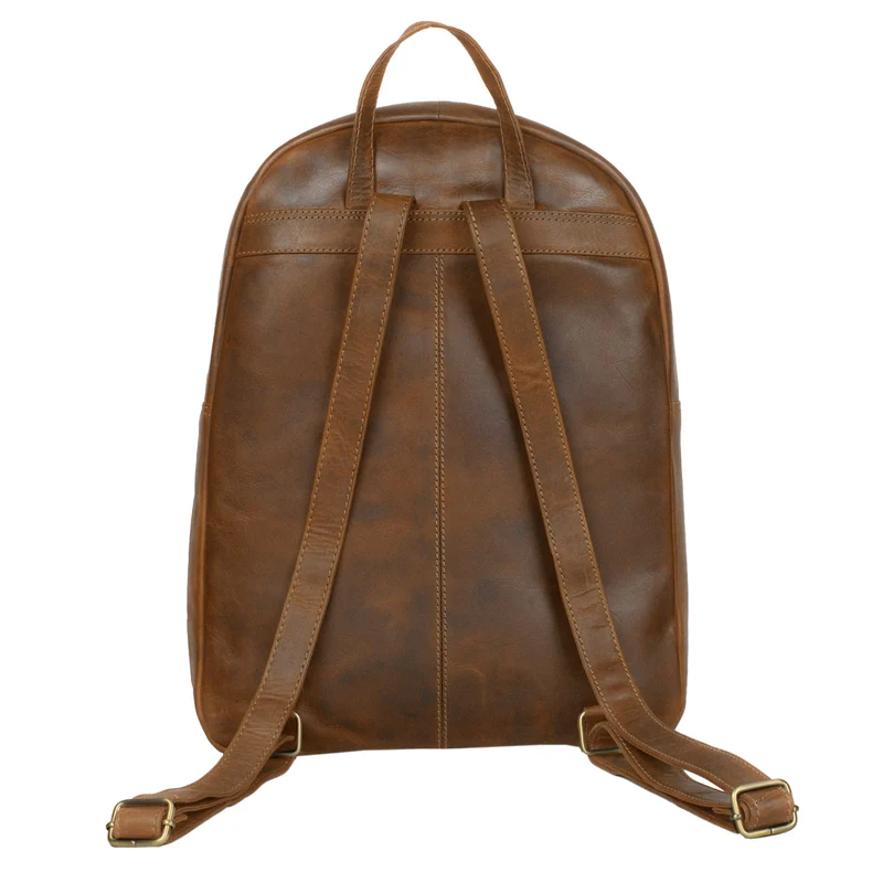 "Conner" Leder-Rucksack Vintage groß