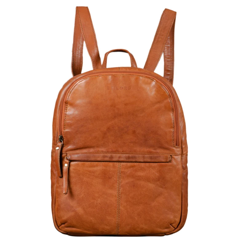 "Conner" Leder-Rucksack Vintage groß