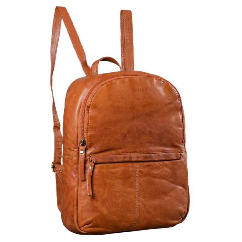 "Conner" Leder-Rucksack Vintage groß