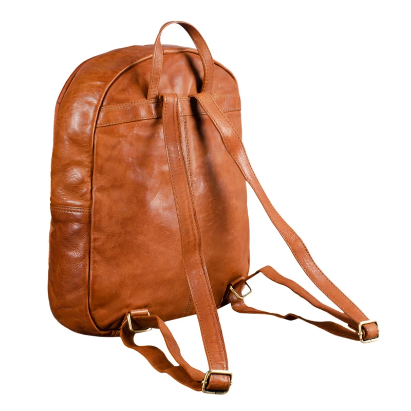 "Conner" Leder-Rucksack Vintage groß