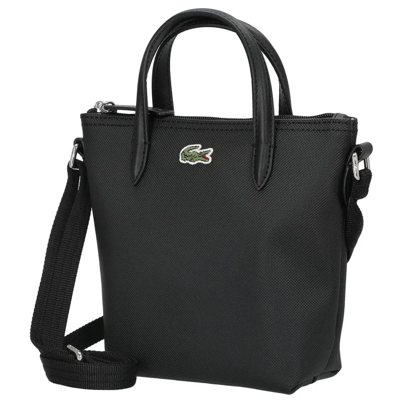 Lacoste Mini-Tote L.12.12 Concept - Henkeltasche 18 cm (black)
