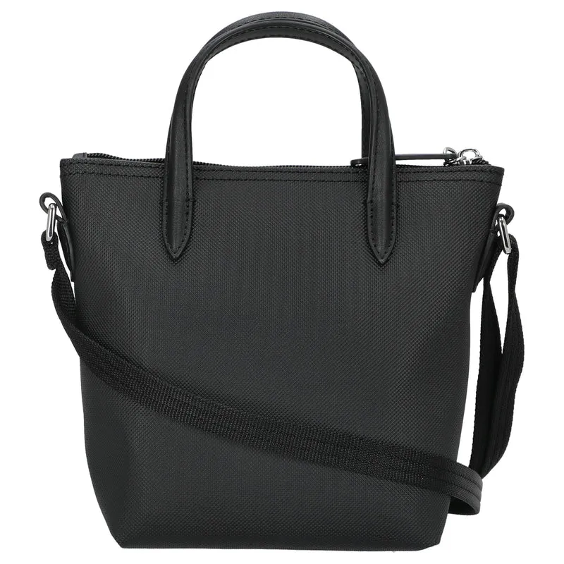 Lacoste Mini-Tote L.12.12 Concept - Henkeltasche 18 cm (black)