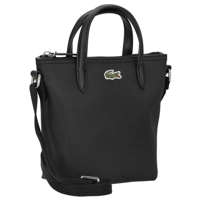 Lacoste Mini-Tote L.12.12 Concept - Henkeltasche 18 cm (black)