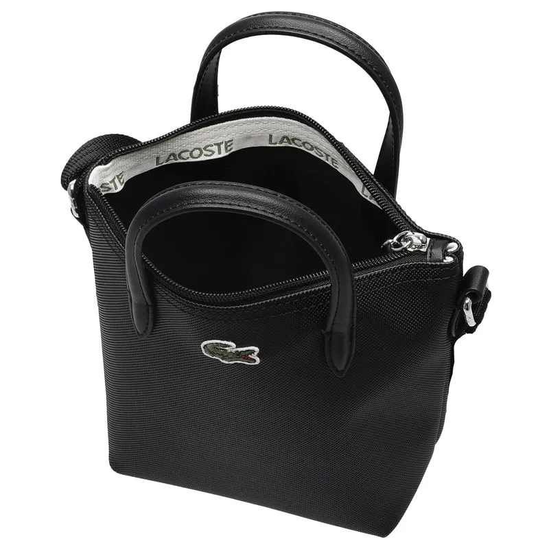 Lacoste Mini-Tote L.12.12 Concept - Henkeltasche 18 cm (black)