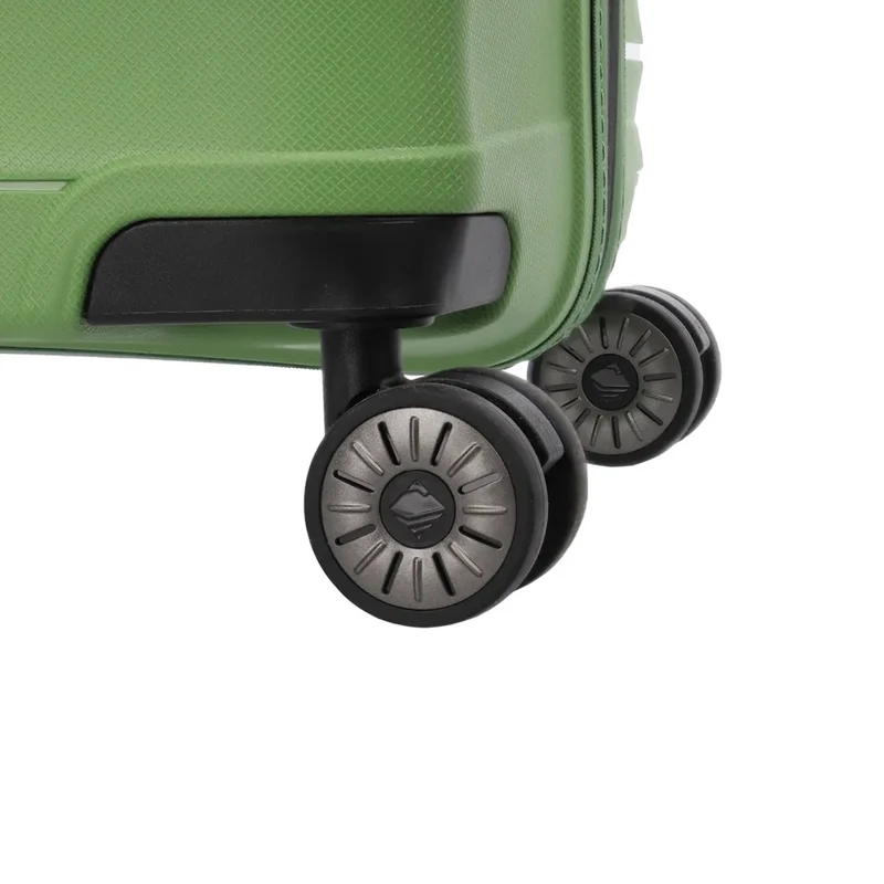 Travelite Mooby - 4-Rollen-Trolley Set 3tlg. (grün)