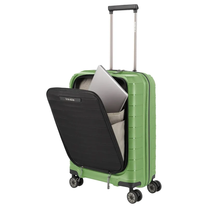 Travelite Mooby - 4-Rollen-Trolley Set 3tlg. (grün)