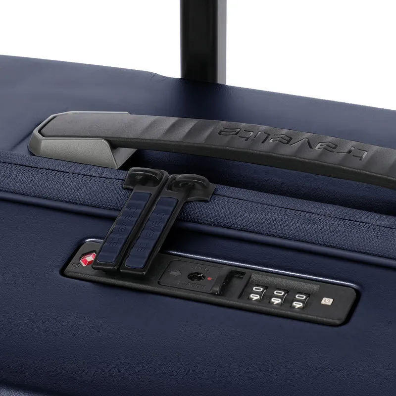 Travelite Millennium - 4-Rollen-Trolley Set 3tlg. erw. (navy)