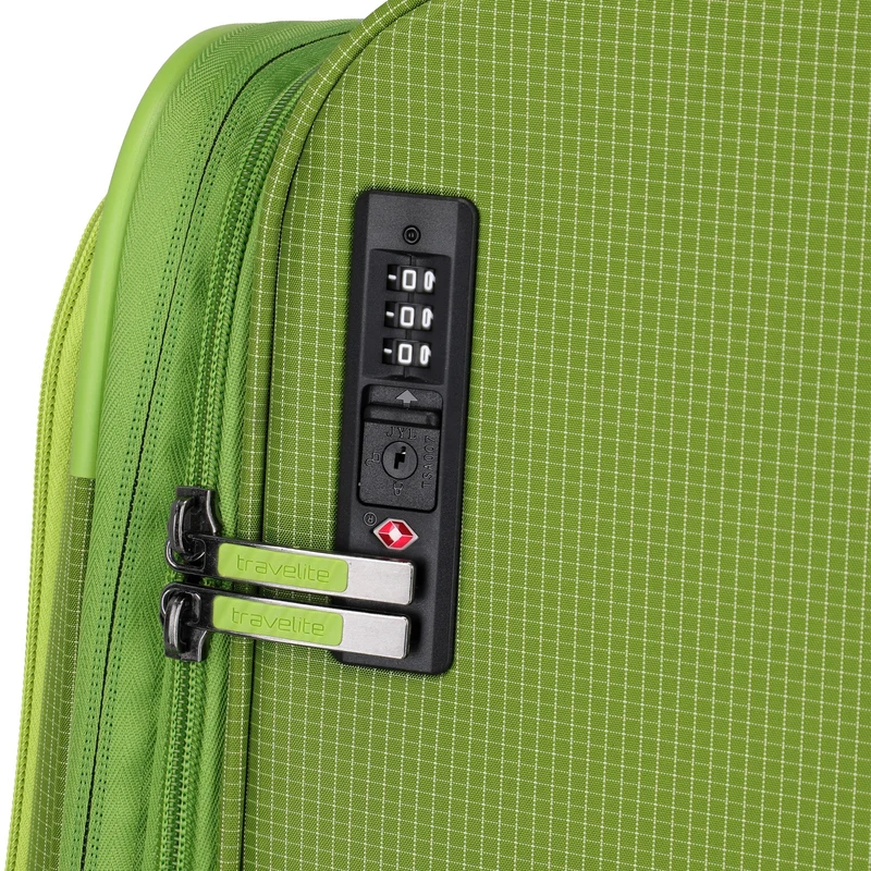 Travelite Corsiica - 4-Rollen-Trolley M 67 cm erw. (fresh green)