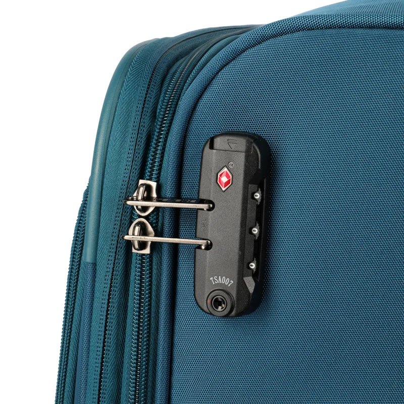Travelite Umbria - 4-Rollen-Trolley-Set 3 tlg. (petrol)