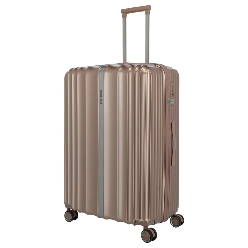Travelite Paros - 4-Rollen-Trolley Set 3tlg. (cappuccino)