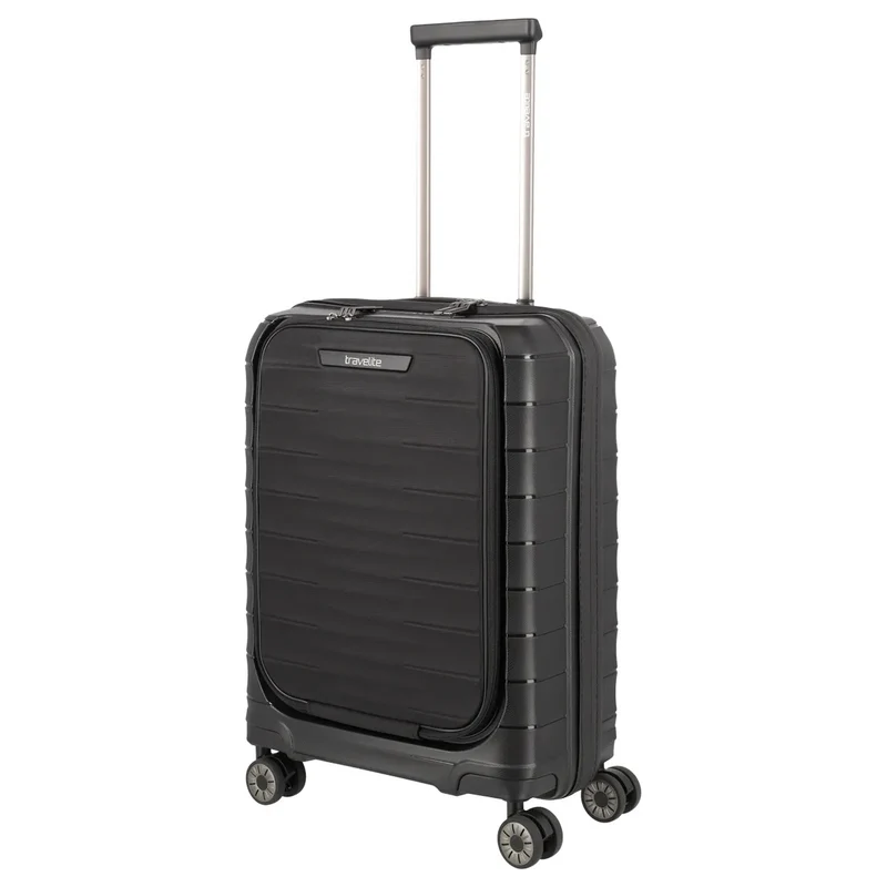 Travelite Mooby - 4-Rollen-Trolley Set 3tlg. (schwarz)