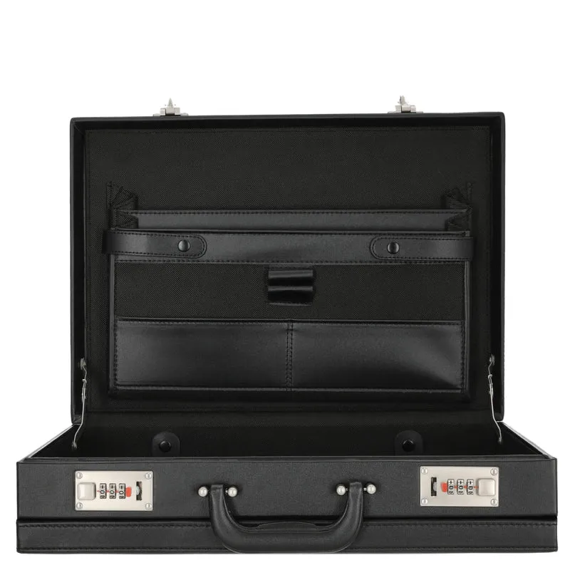D&N Tradition Business - Aktenkoffer 44 cm erw. PU (schwarz)