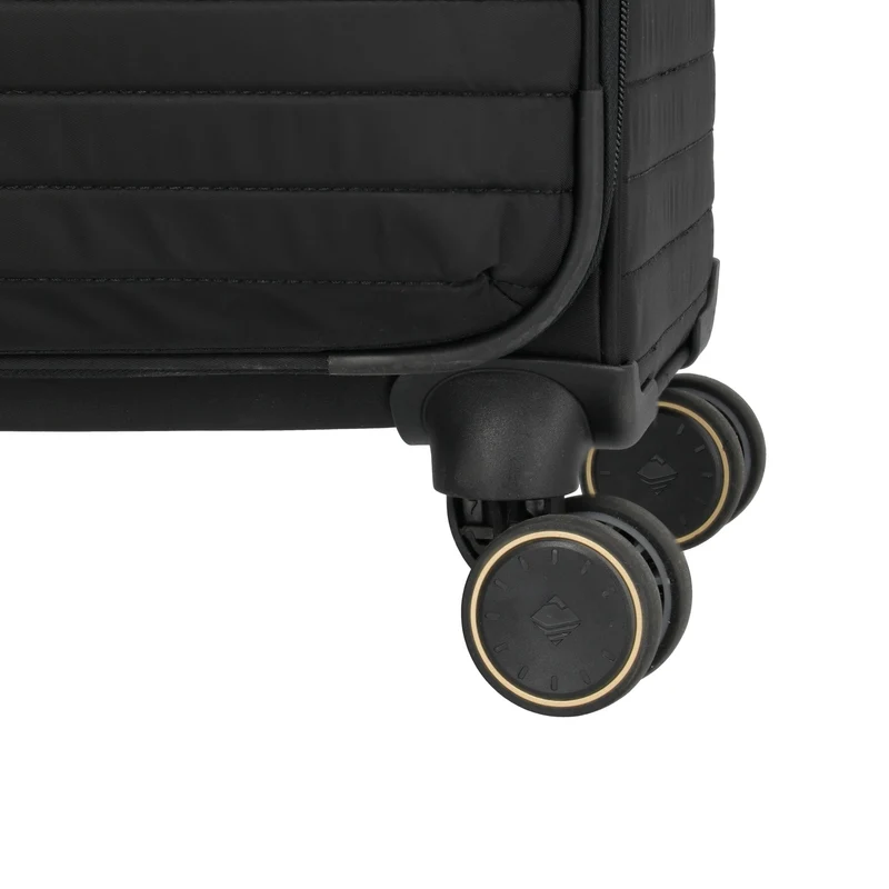 Travelite BARBARA Stepp - 4-Rollen-Trolley S 55 cm erw. (schwarz)