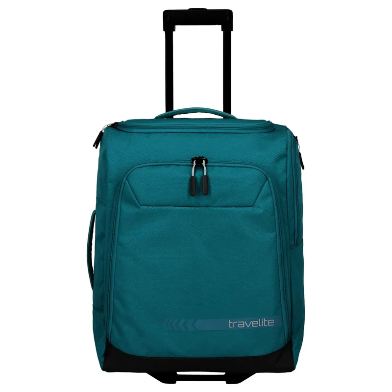 Travelite Kick Off - Rollenreisetasche S 55 cm (petrol)