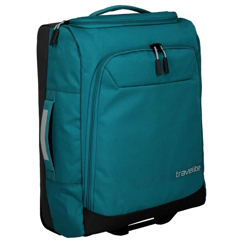 Travelite Kick Off - Rollenreisetasche S 55 cm (petrol)