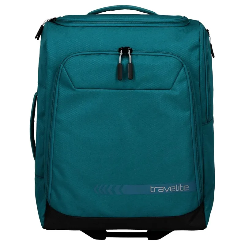 Travelite Kick Off - Rollenreisetasche S 55 cm (petrol)