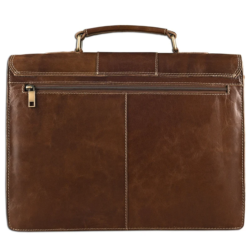 Vintage Businesstasche Leder braun