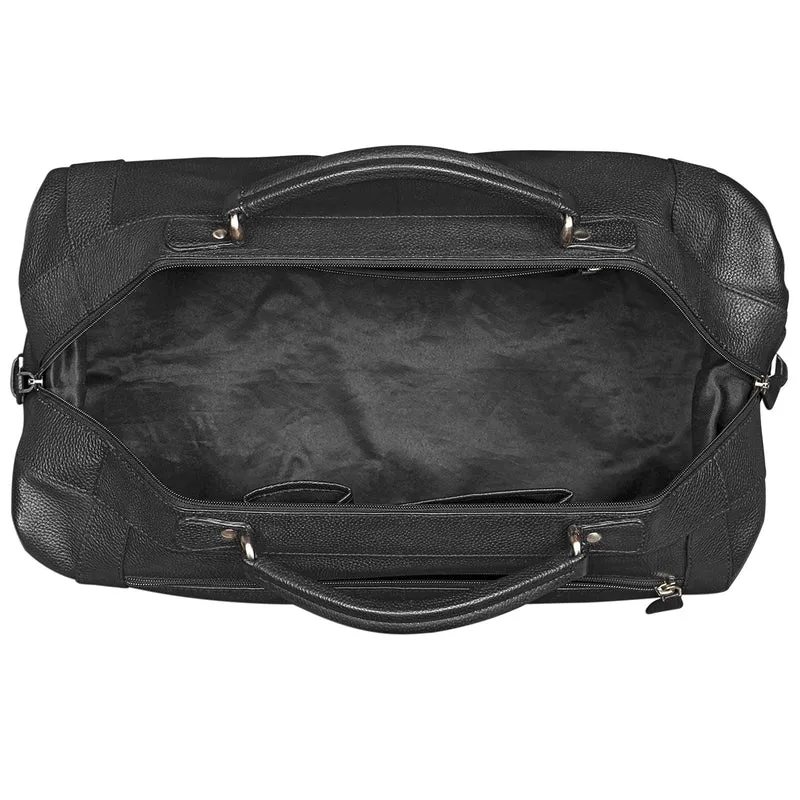 "Artur" Reisetasche Leder schwarz