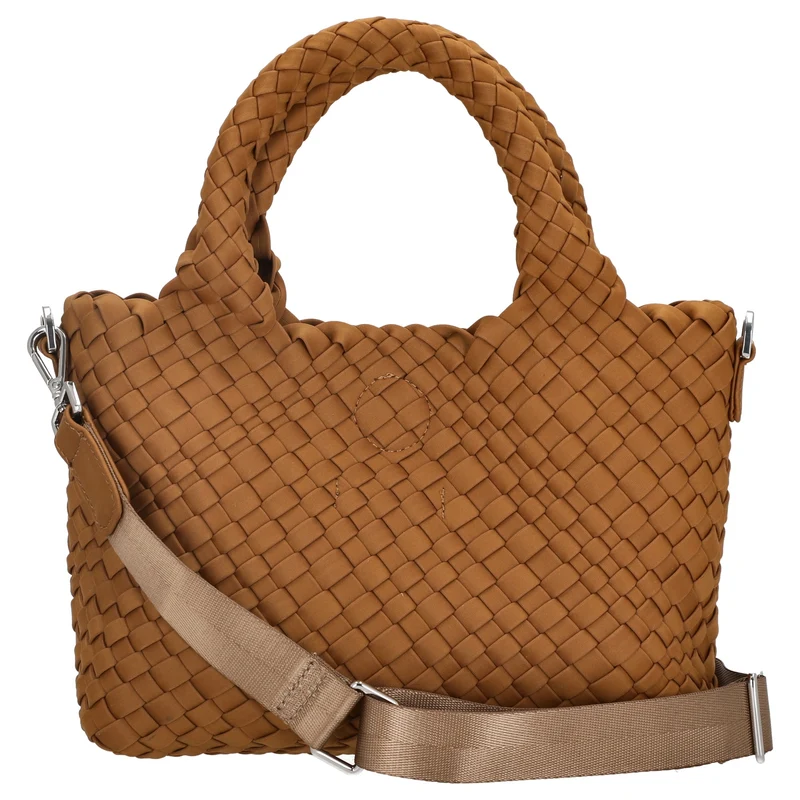 Les Visionnaires Elia Petite Neoweave - Henkeltasche 30 cm (cognac)