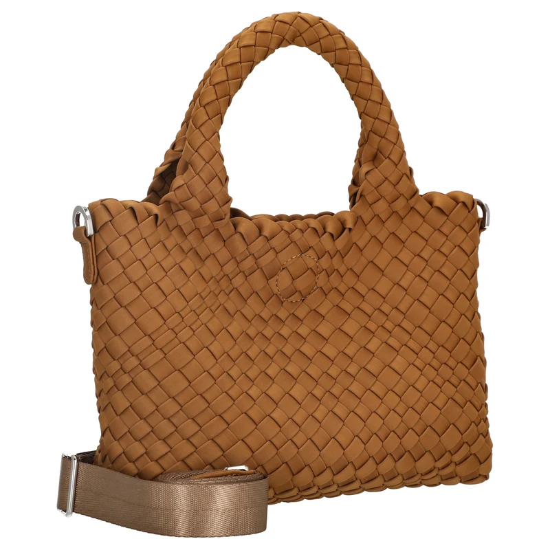 Les Visionnaires Elia Petite Neoweave - Henkeltasche 30 cm (cognac)