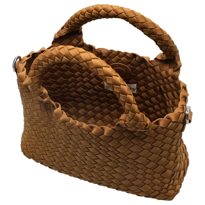 Les Visionnaires Elia Petite Neoweave - Henkeltasche 30 cm (cognac)