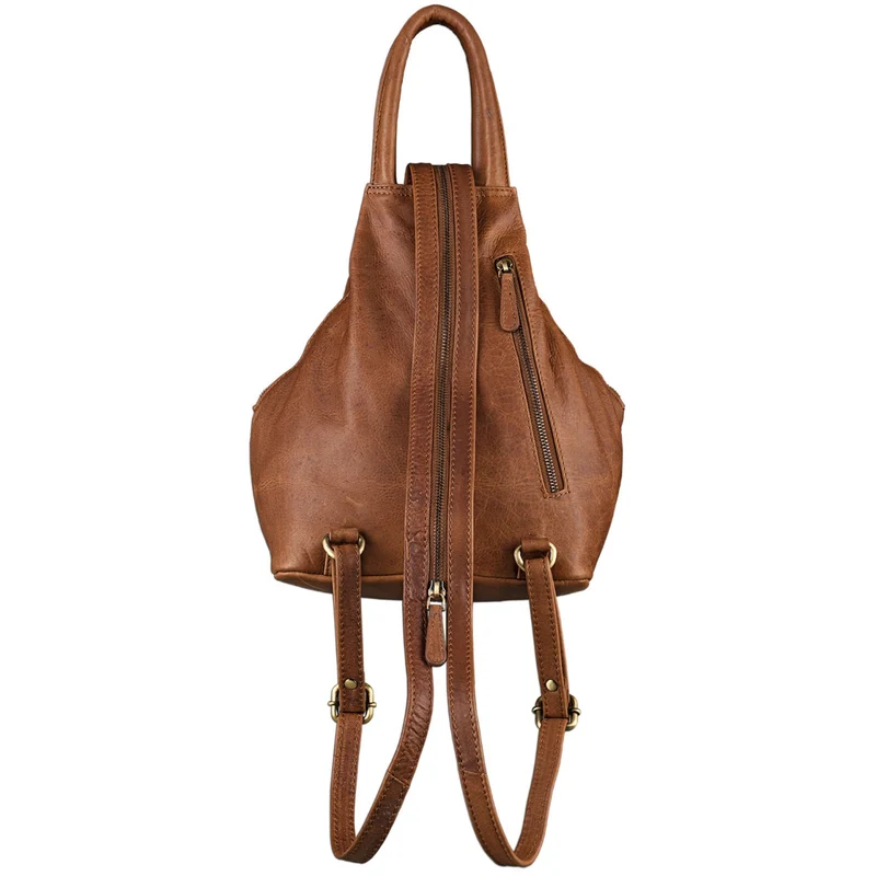 Damen Rucksack Vintage mit Henkel