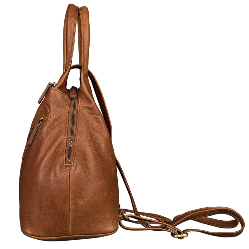 Damen Rucksack Vintage mit Henkel