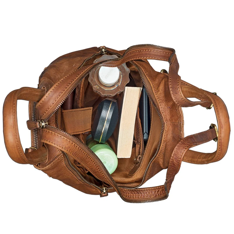 Damen Rucksack Vintage mit Henkel