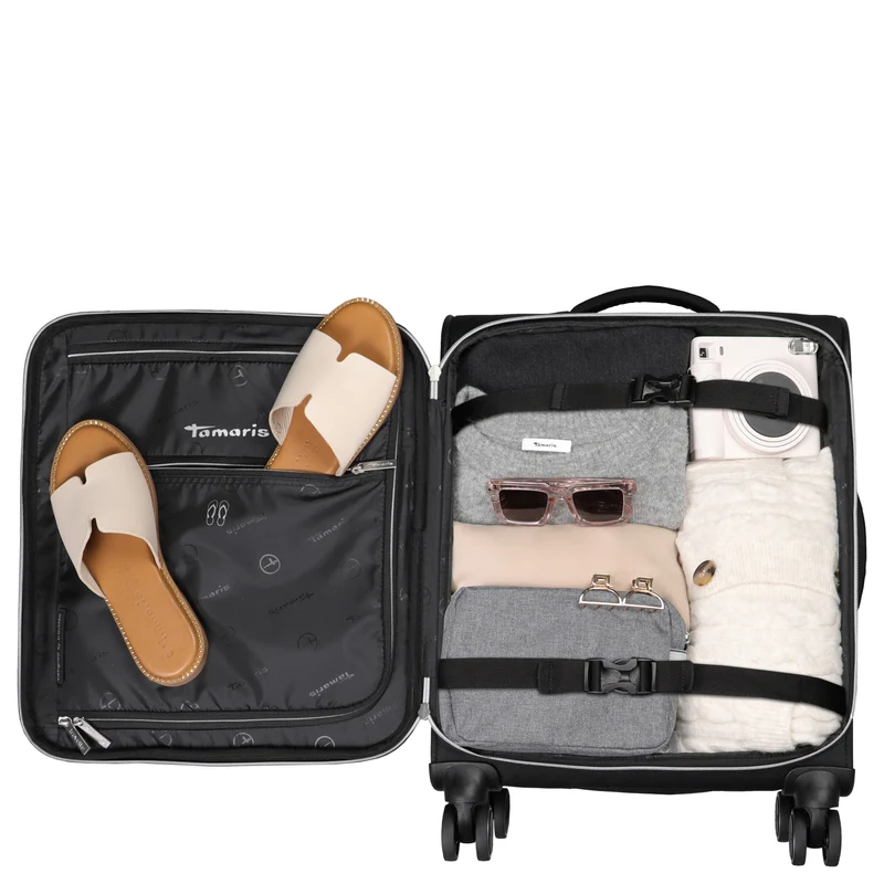 Travelite Tamaris Voyaage - 4-Rollen-Kabinentrolley S 55 cm (black)