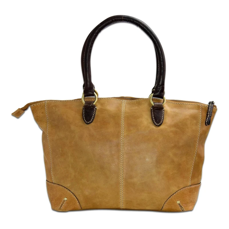 Große Handtasche für Damen Abendtasche Henkeltasche Vintage Leder