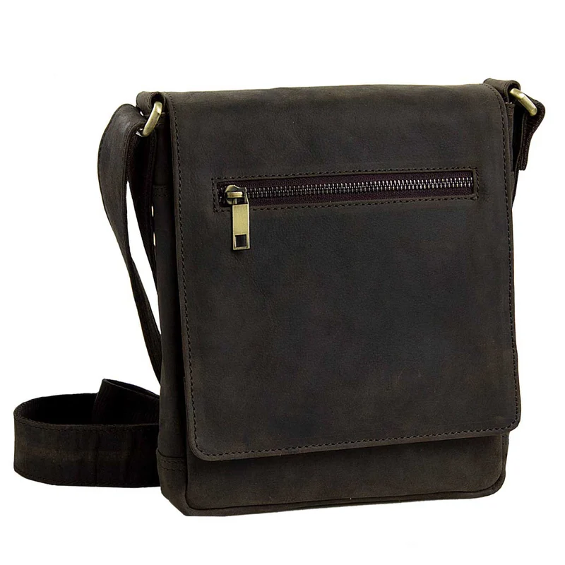 Unisex Umschlagtasche Crossbody Messenger Bag Leder