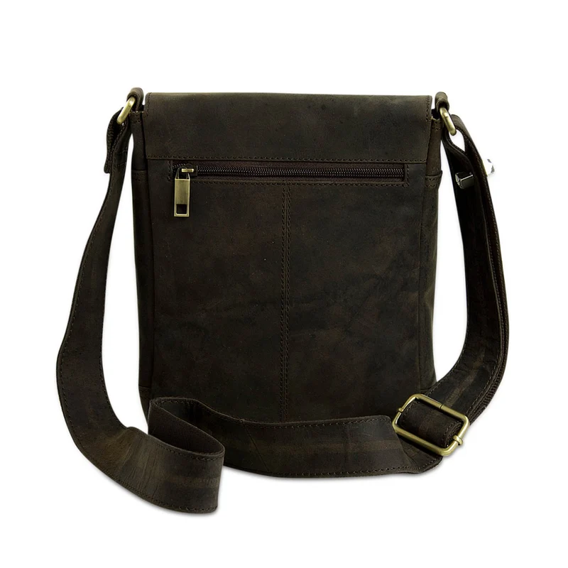Unisex Umschlagtasche Crossbody Messenger Bag Leder