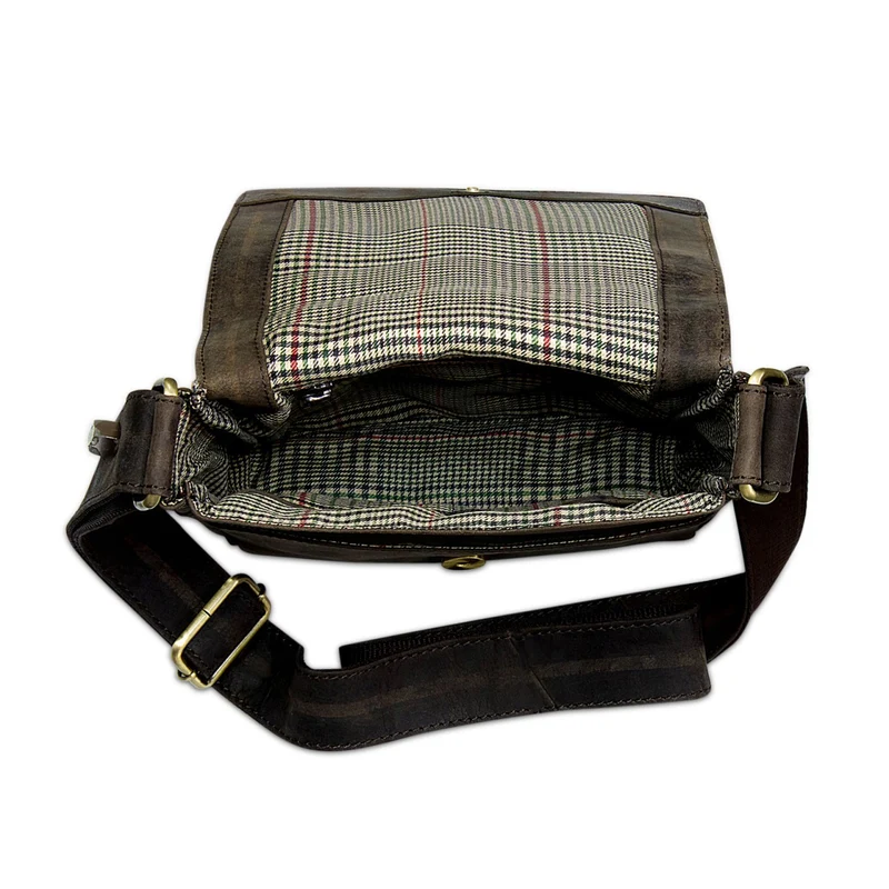 Unisex Umschlagtasche Crossbody Messenger Bag Leder