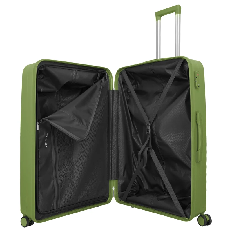 Travelite Pacific - 4-Rollen-Trolley 78 cm (olive)