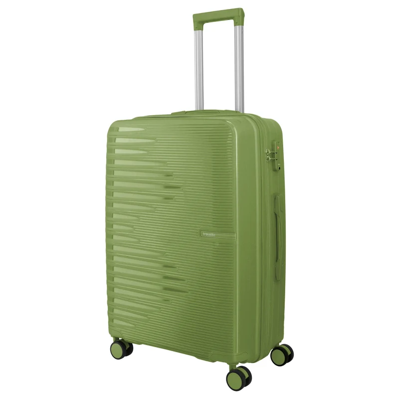 Travelite Pacific - 4-Rollen-Trolley 67 cm (olive)